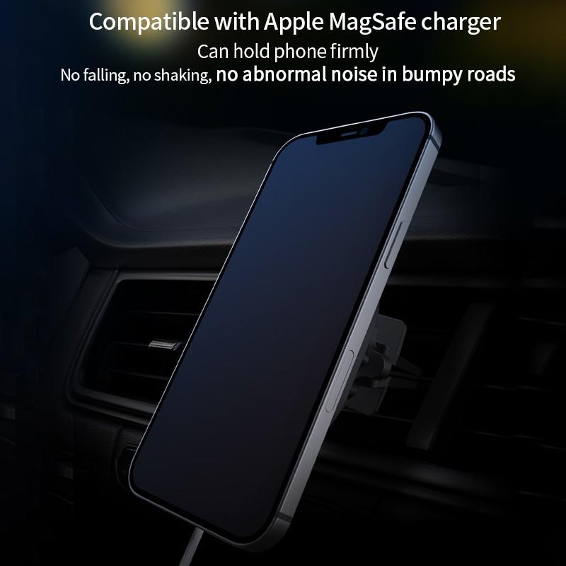 Đế Sạc Không Dây Gắn Xe Hơi Magsafe Cho Iphone 12 Pro Max