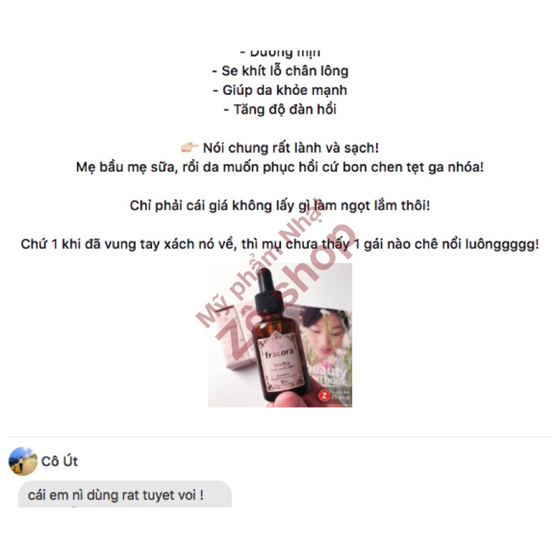Serum Fracora Placenta Dưỡng Trắng, Căng Bóng, Phục Hồi Da Mỏng Yếu Fracora Placenta Extract Serum