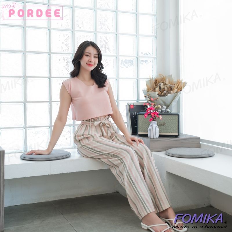 Quần vải lanh L6​ Quần Cotton​Vải Lanh​ Quần dài sọc