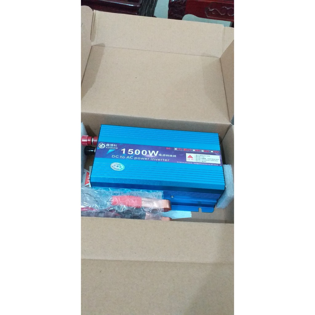Bộ điện 24V lên 220V 1500W