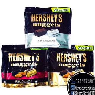 4 loại socola nuggets Hershey's (299-340g) - Mỹ