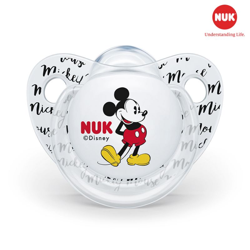 Bộ 2 Ti Giả NUK Sleeptime Silicone Plus Bản Mickey ( Đủ Size - Bán Lẻ )