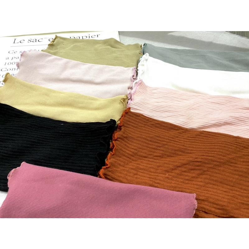 ÁO THUN GÂN HAI DÂY TRƠN NHIỀU MÀUChizi Shop