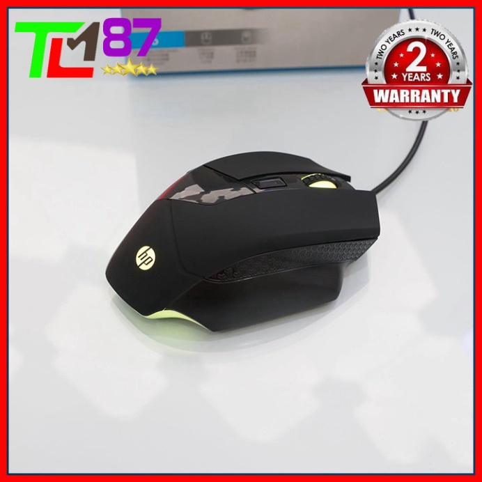Chuột Máy Vi Tính Laptop Mouse Chơi Game HP G200 Đèn LED RGB - Chuột Gaming Có Dây Chuyên Game