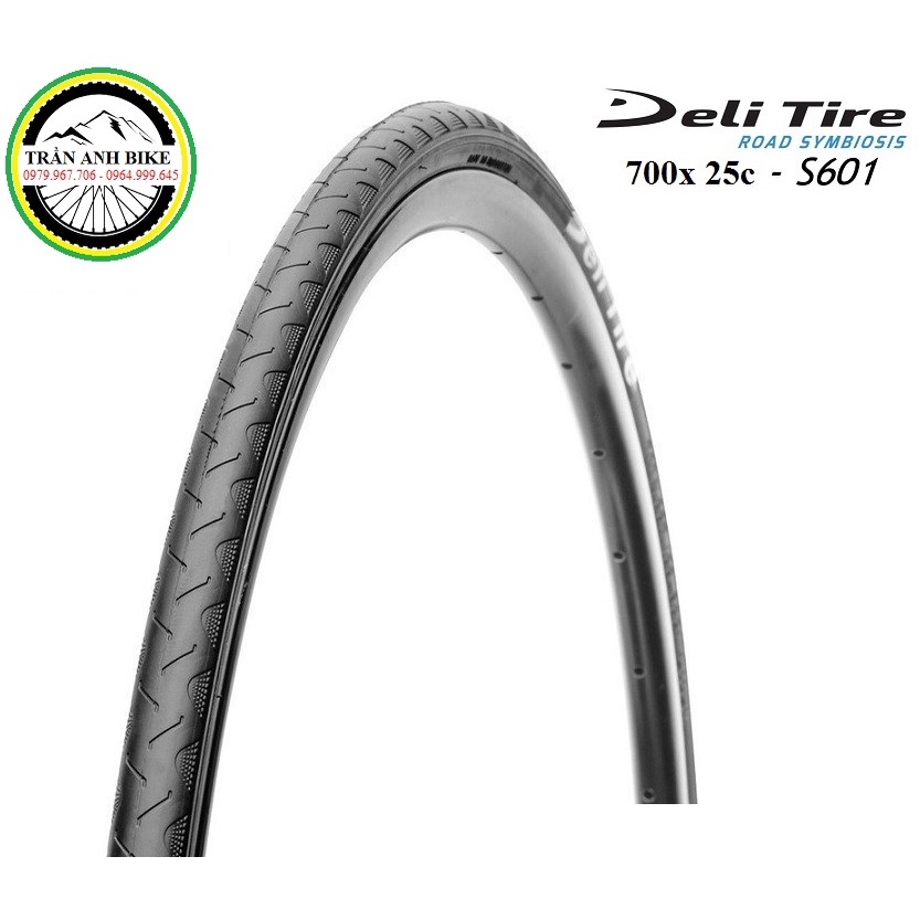 Vỏ lốp xe đạp thể thao Deli Tire S601 700x25c