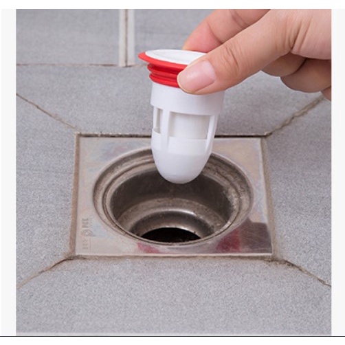 Ống thoát nước lọc rác nhà tắm chống mùi hiệu quả, lõi lọc rác ống thoát nước thông minh chống tắc nghẽn đường ống nước