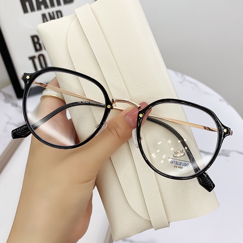 Mắt Kính Chống Bức Xạ TR90 Thiết Kế Mới Cao Cấp Thời Trang Dành Cho Nữ