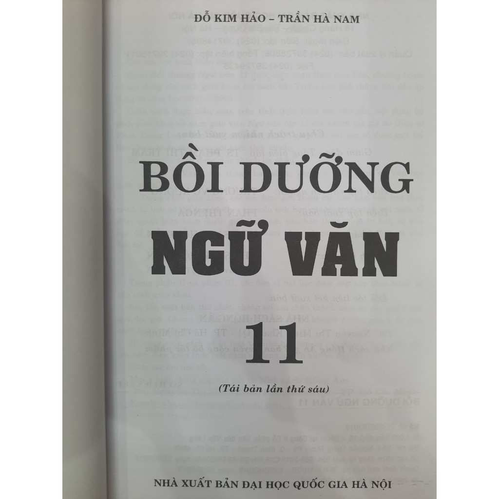 Sách - Bồi dưỡng Ngữ Văn 11