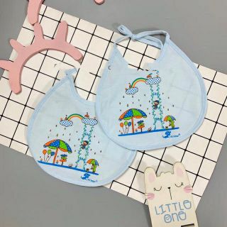 Yếm sơ sinh Mintu nilon buộc dây nhiều size