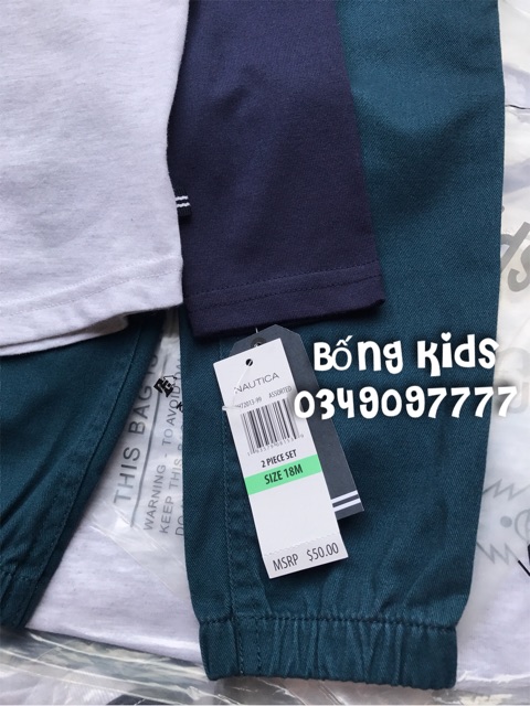 Bộ Baggy Bé Trai Logo 1983 Nautica