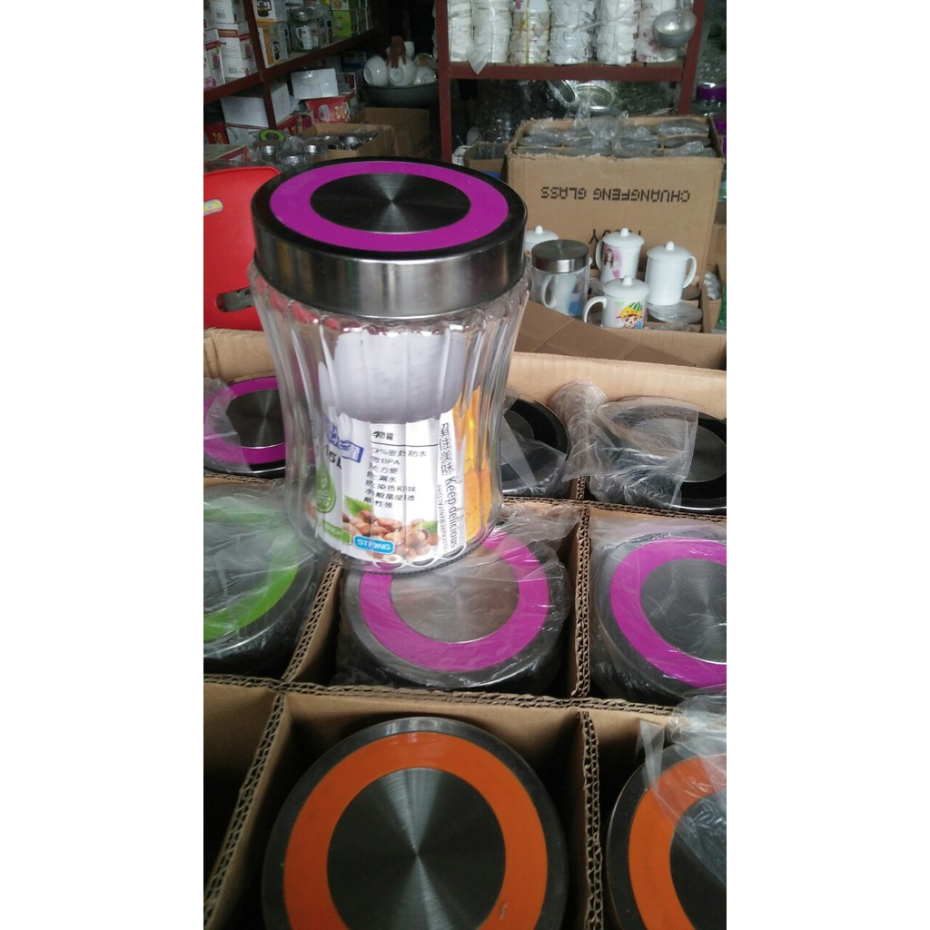 {SHOP YÊU THÍCH} [RẺ VÔ ĐỊCH] lọ thủy tinh nắp kép 1150(1.15l)