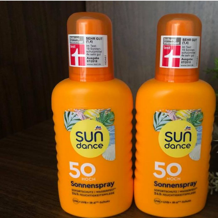 Xịt chống nắng dạng sữa SUNDANCE SPF 50