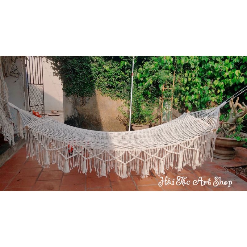 Võng Bãi Biển, sân vườn macrame, võng đan lưới - Hải Tặc Art Shop