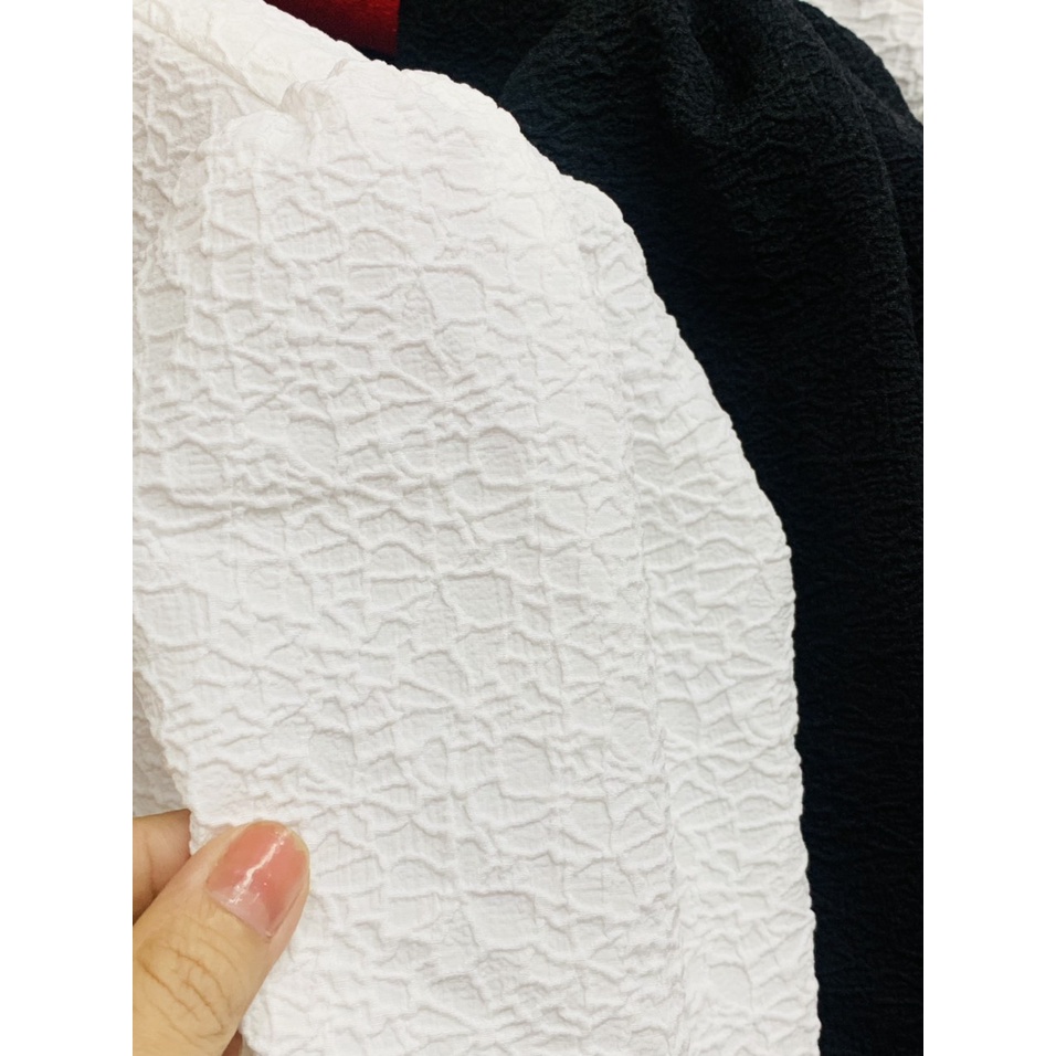 Áo Sơ Mi Cổ Vuông Tay Phồng -AO004