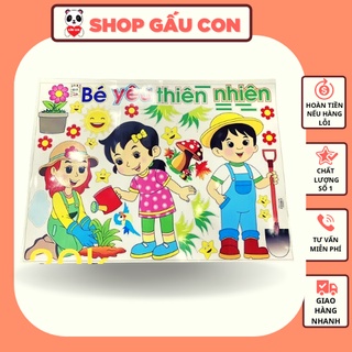 Góc lớp mầm non bằng decal hình ảnh rời dùng trang trí trong và ngoài lớp đủ chữ kèm hình