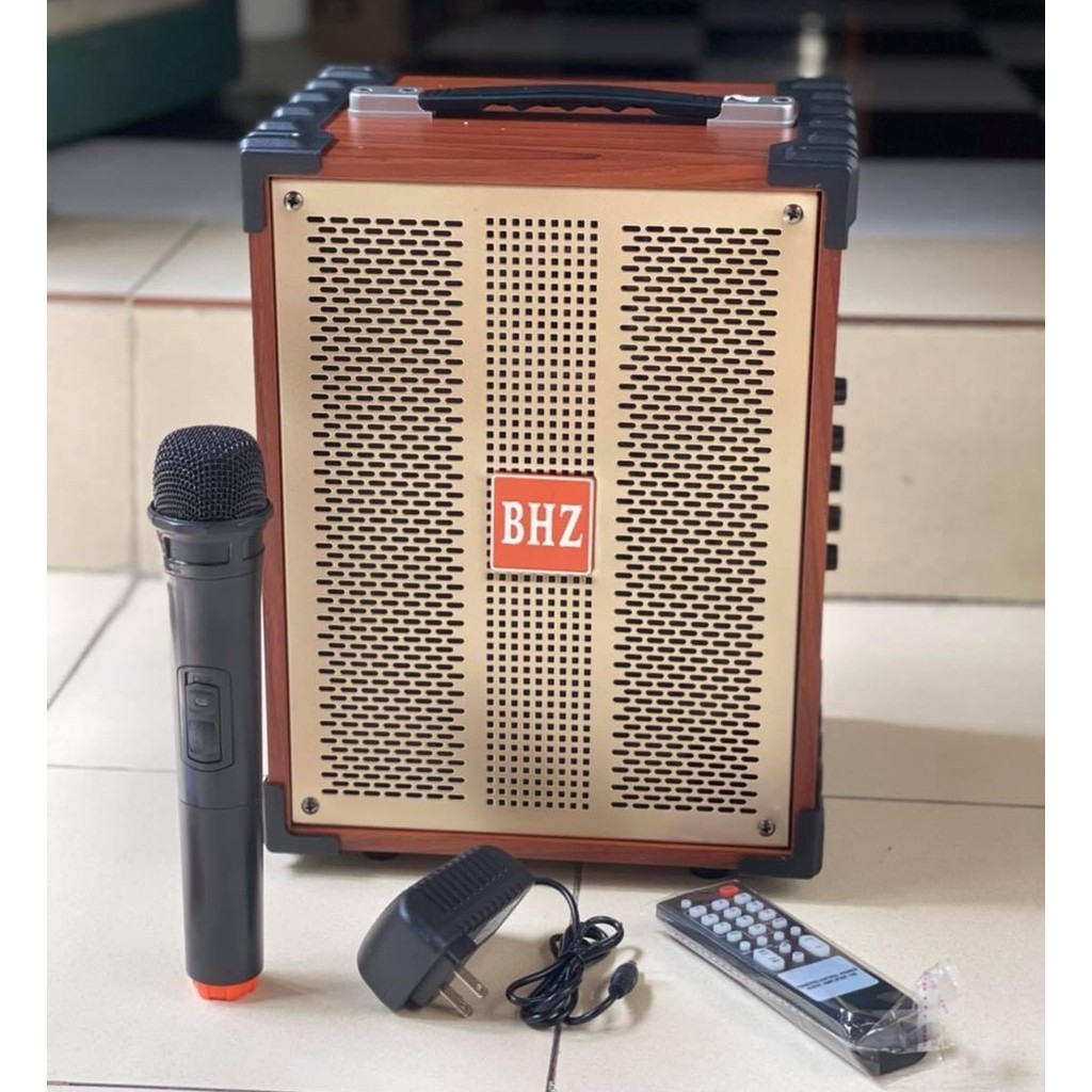 Loa karaoke mini hát hay, loa bluetooth mini giá rẻ, tặng kèm micro không dây nhỏ ngọn, mang theo, công suất lớn