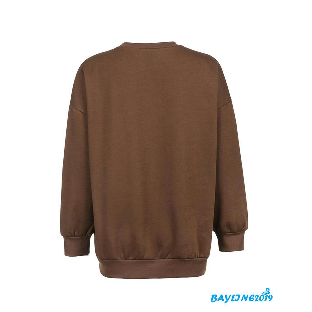 Áo Thun Nữ Dài Tay Cổ Tròn Thời Trang