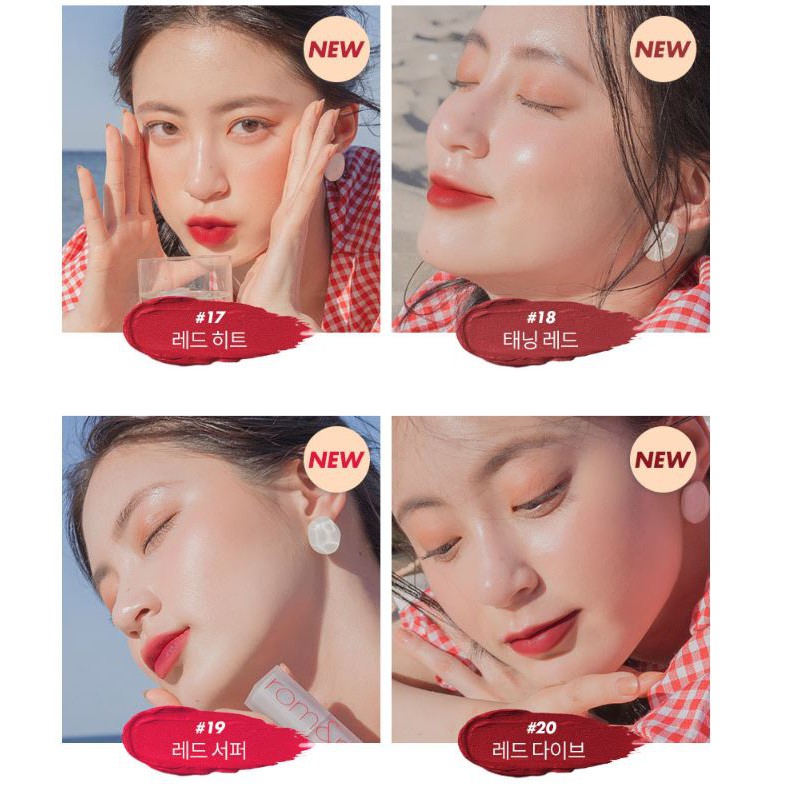 [Mã FMCGFSS11 giảm 8% đơn 250K] [New][Shell Beach Nude Collection] Son thỏi lì Romand New Zero Matte Lipstick 3g