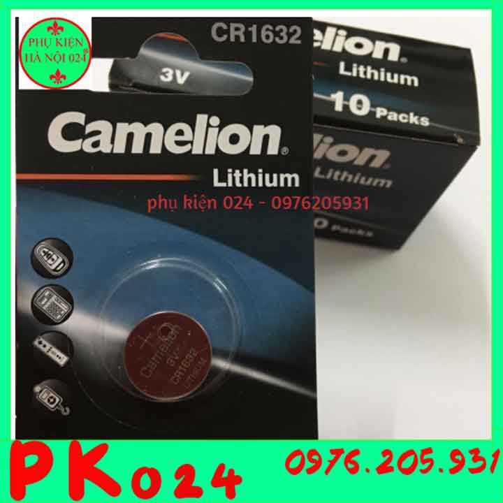 Pin Camelion CR1632 3V Cao Cấp Chất Lượng Tốt