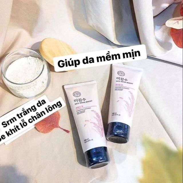 Sữa rửa mặt gạo hồng the face shop