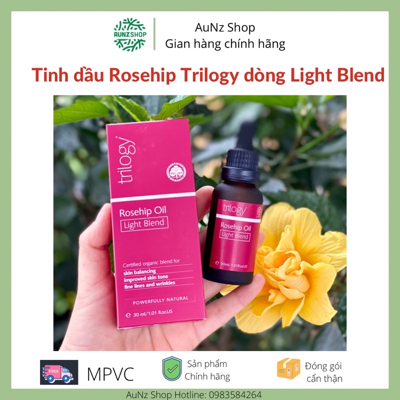 Tinh dầu Trilogy Rosehip Oil Light Blend 30ml