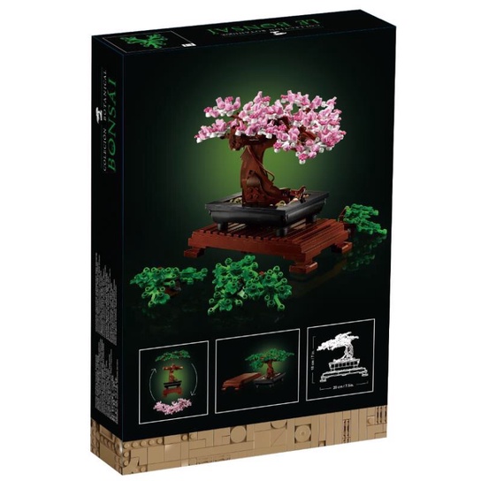 Đồ chơi lắp ráp Bonsai Tree 10281 - X19004 Xếp hình chậu cây cảnh 878 mảnh ghép