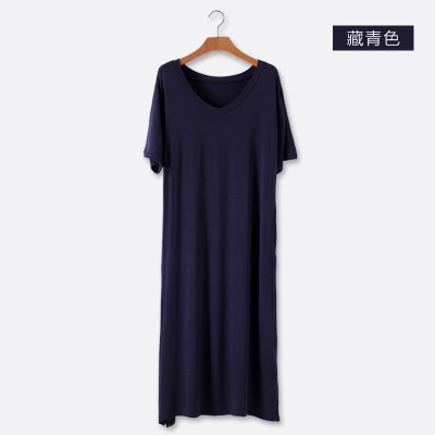 Váy thun cộc tay xẻ vạt sexy chất thun mát (Order) | BigBuy360 - bigbuy360.vn