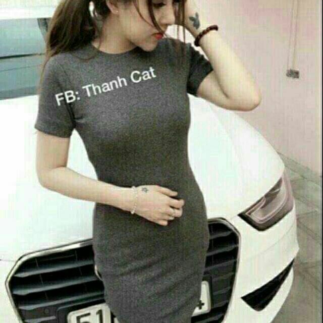 VÁY BODY THUN GÂN + xẻ sau | BigBuy360 - bigbuy360.vn