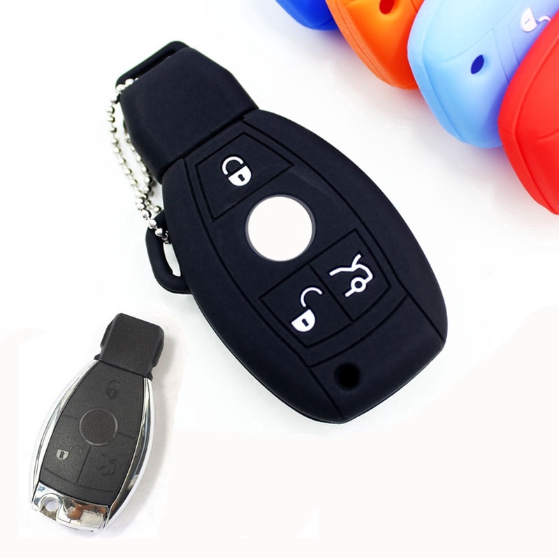 Ốp silicon cho chìa khóa điều khiển xe mercedes-benz Class