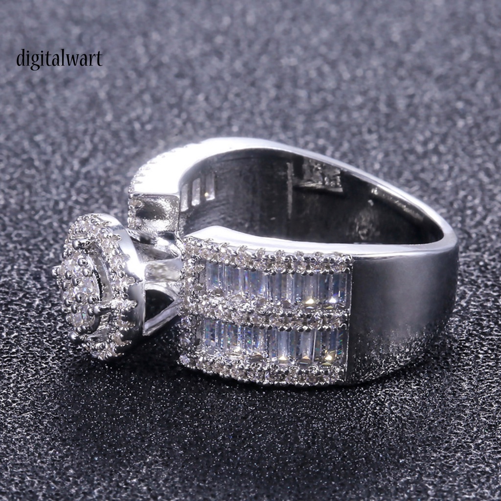 Kỹ Thuật Số| Nhẫn Đính Hôn Nữ Mặt Đá Zircon