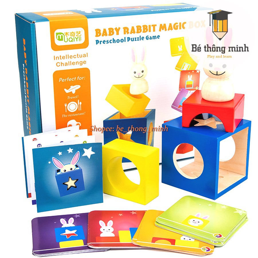 60 thử thách phát triển tư duy không gian cùng thỏ ma thuật Magic Rabbit