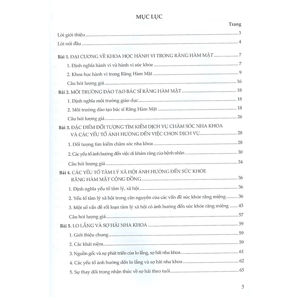 Sách - Khoa Học Hành Vi Trong Răng Hàm Mặt (Dùng cho Sinh viên Răng Hàm Mặt)