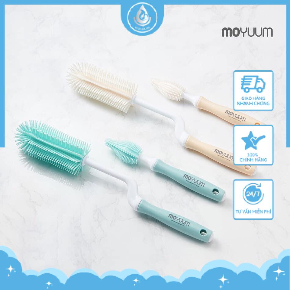 Cọ bình sữa Moyuum silicon cho bé