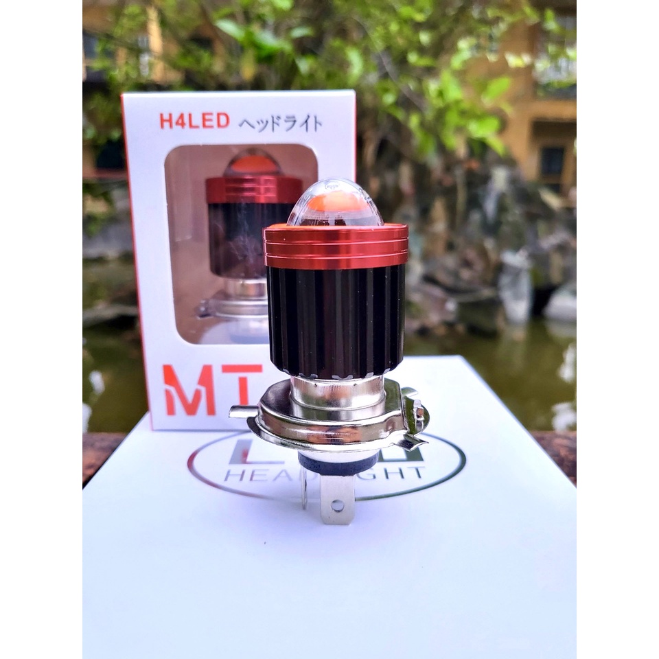 Đèn pha led M2 - H4 2 nhiệt màu 18w mẫu cao cấp :