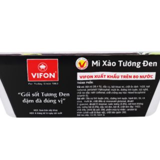Mì tương đen Vifon 90gr 18khay/thùng