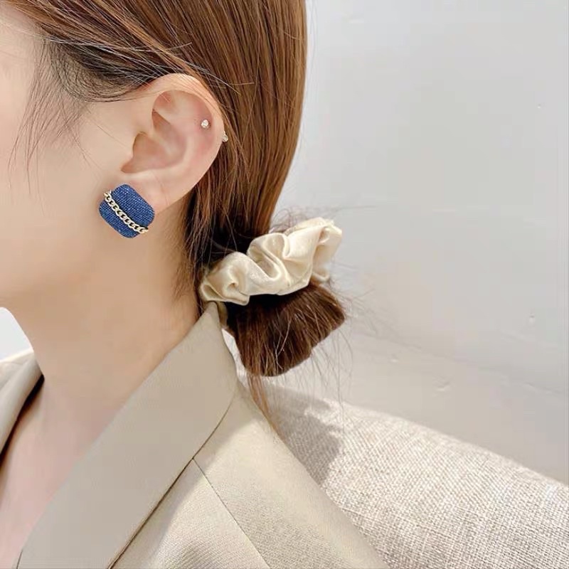 Hoa tai jean nữ tính thanh lịch - Maben