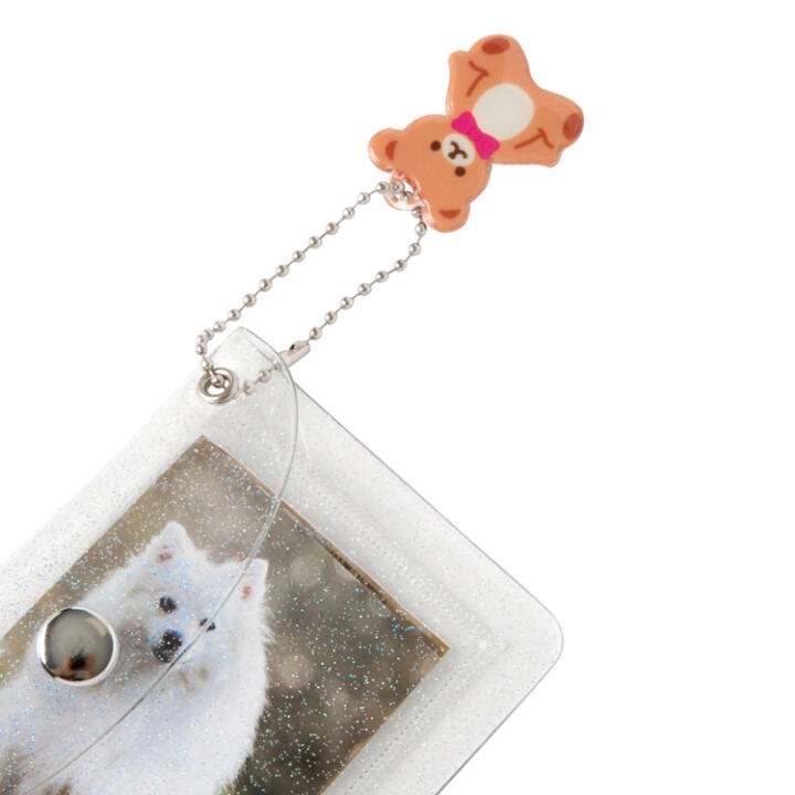 Túi Đựng Thẻ ARTBOX Hàn Quốc Gắn Móc Khóa Hình Chú Gấu Teddy Chất Liệu PVC