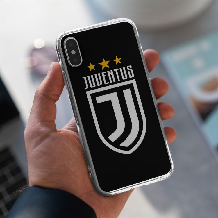 Ốp lưng logo CLB Juventus 3 sao siêu đẹp cho Iphone 5 6 7 8 Plus 11 12 Pro Max X Xr 87