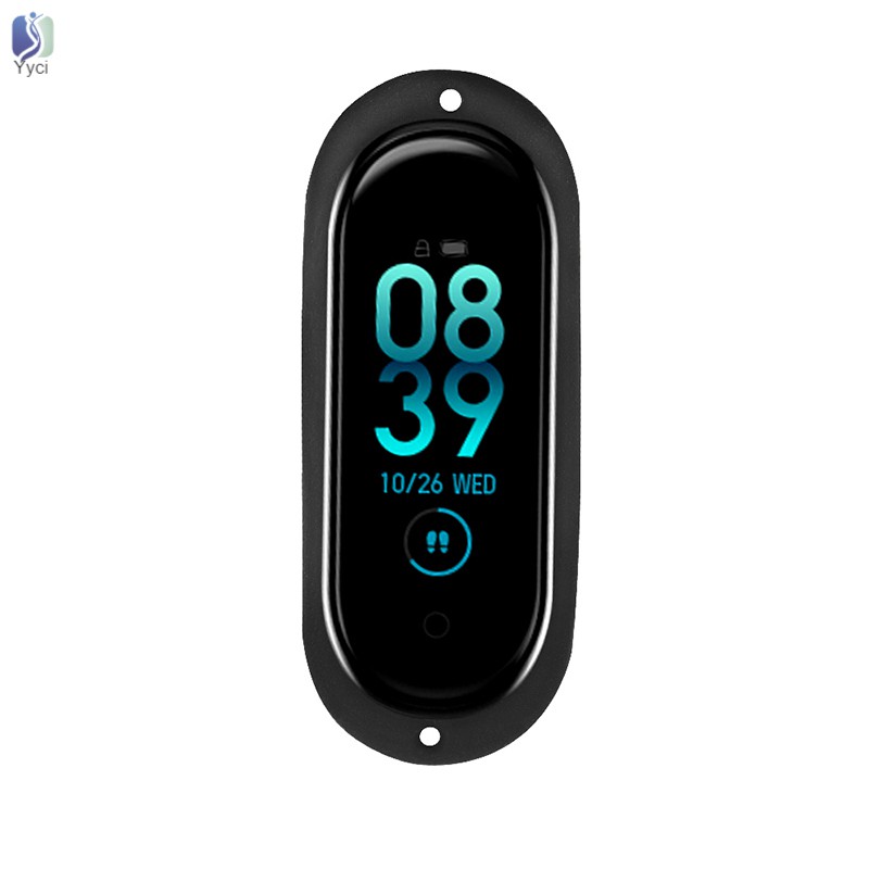 Ốp silicon kèm dây đeo cổ dành cho Xiaomi Mi Band 3/4