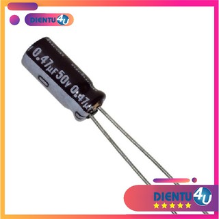 10 tụ hóa 0.47uf 50v 0.47uf/50v
