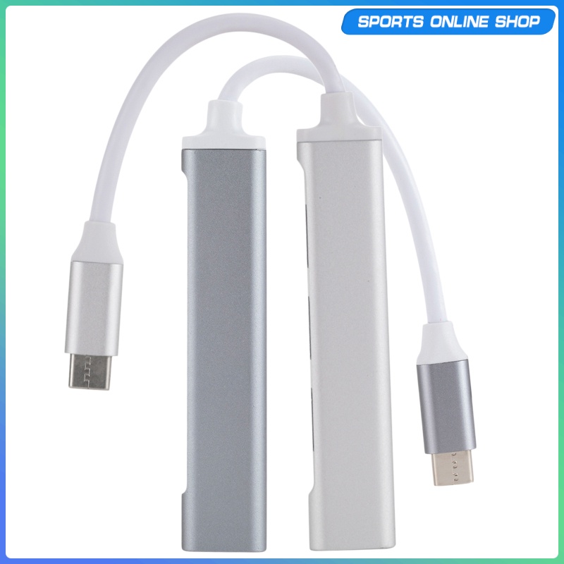 Bộ Chia 4 Cổng Usb 3.0 Vỏ Nhôm Cho Laptop Notebook | BigBuy360 - bigbuy360.vn