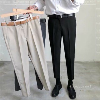 Quần tây nam hàn quốc chất vải co giãn 4 chiều, quần phối siêu đẹp với áo sơ mi, giày tây