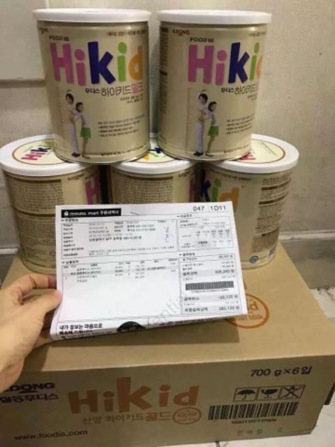 [Mã MKBC166 giảm 100K đơn 1tr3] Sữa hikid vani/premium/dê núi 600g/700g xách tay Hàn Quốc