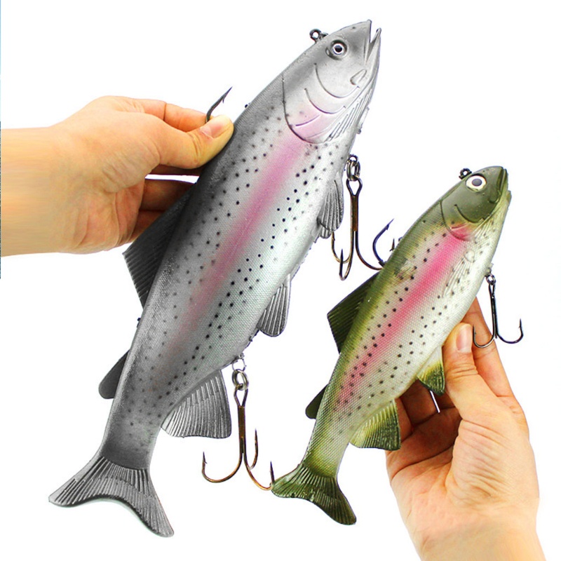 Mồi Câu Cá Giả Bằng Chì Mềm Kích Thước 20cm / 30cm