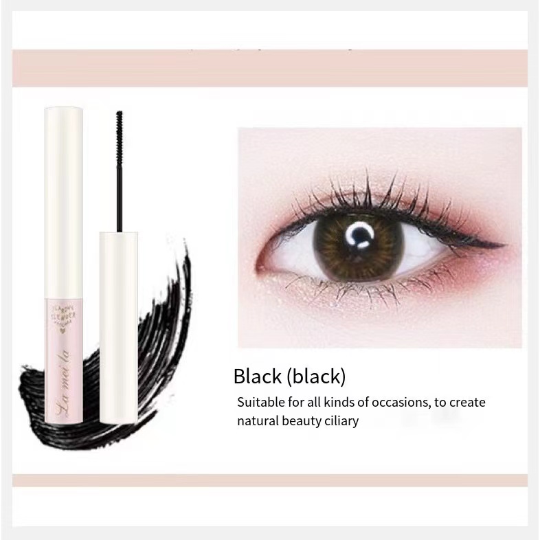 Khuôn vẽ lông mày/ Mascara RIPE GIRL chuốt mượt mà làm cong và dày mi sợi tơ tằm 4d không thấm nước chống thấm mồ hôi