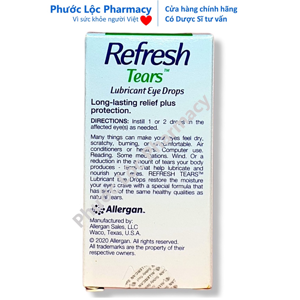 Refresh Tear / Nước mắt nhân tạo Refres