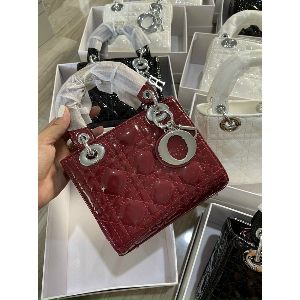 TÚI XÁCH TAY KIÊM ĐEO CHÉO NỮ Ô TRÁM TAG BẠC SIZE 17 SMANO BAGS HỎA TỐC