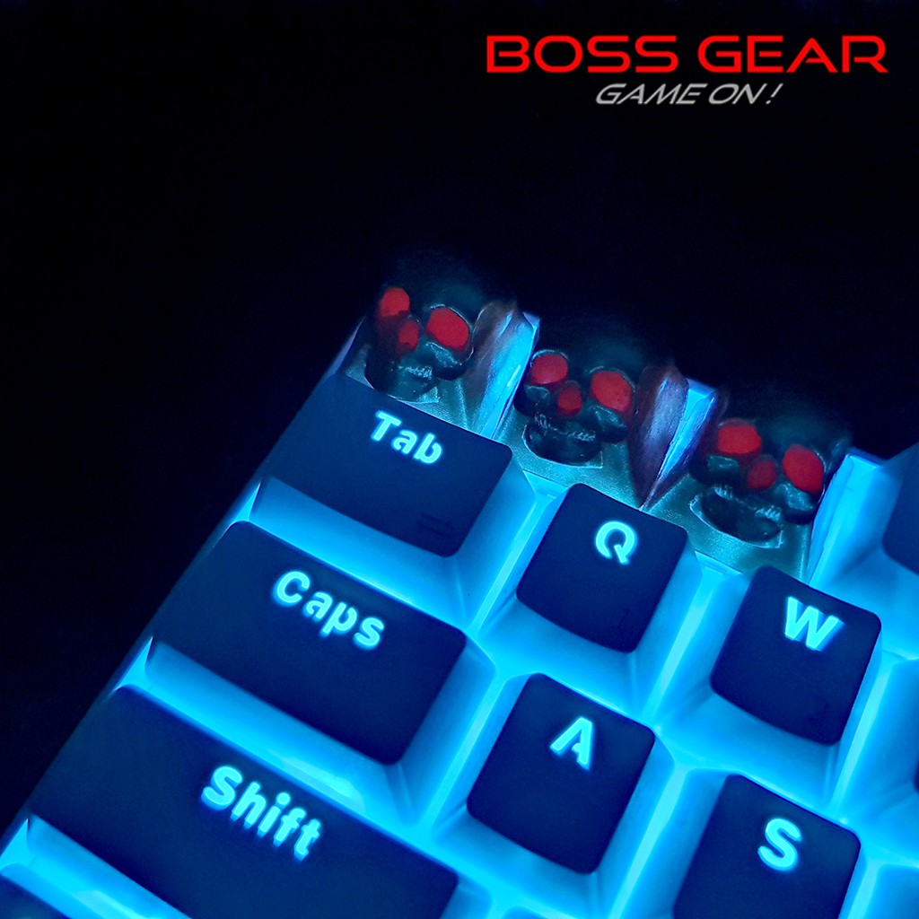 Keycap Lẻ hình đầu lâu xuyên LED cực ngầu