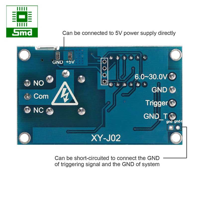 Module timer 1 relay có hiển thị, module định thời
