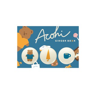 HUY HIỆU ACOHI COFFEE-BEAR BADGE
